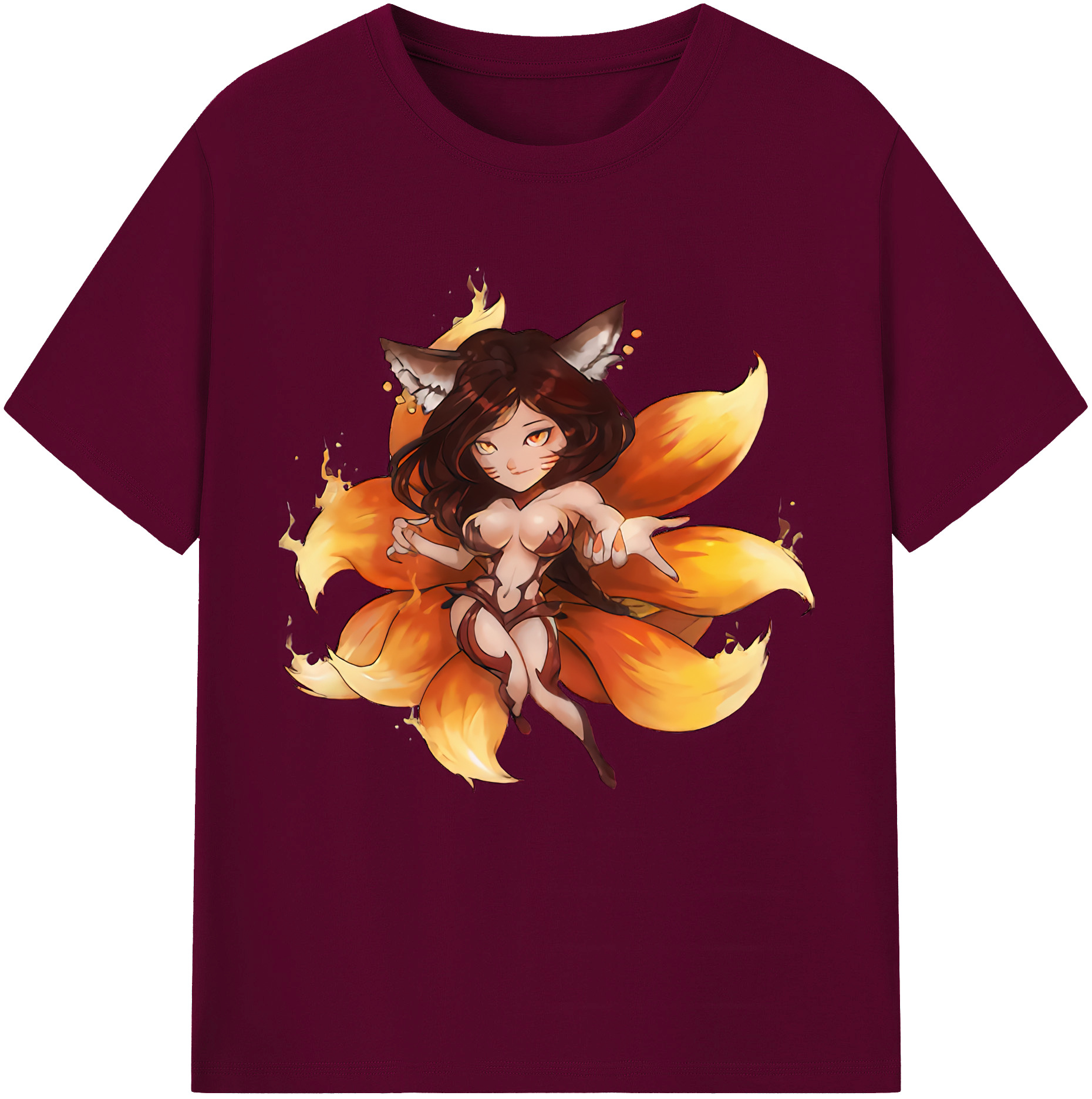 （画像用） リーグ・オブ・レジェンド League of Legends LOL レディースカジュアルプリントTシャツ（綿100％）